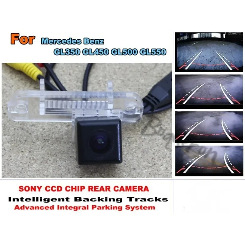 For Mercedes Benz GL350 GL450 GL500 GL550 Intelligent Car Parking Camera / with Tracks Module Rear Camera CCD Night Vision