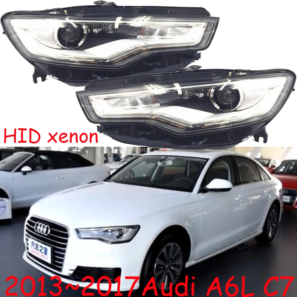 1pcs car bumper A6C7 headlamp for Audi A6L headlight 2012~2017y car accessories for Audi A6 fog light