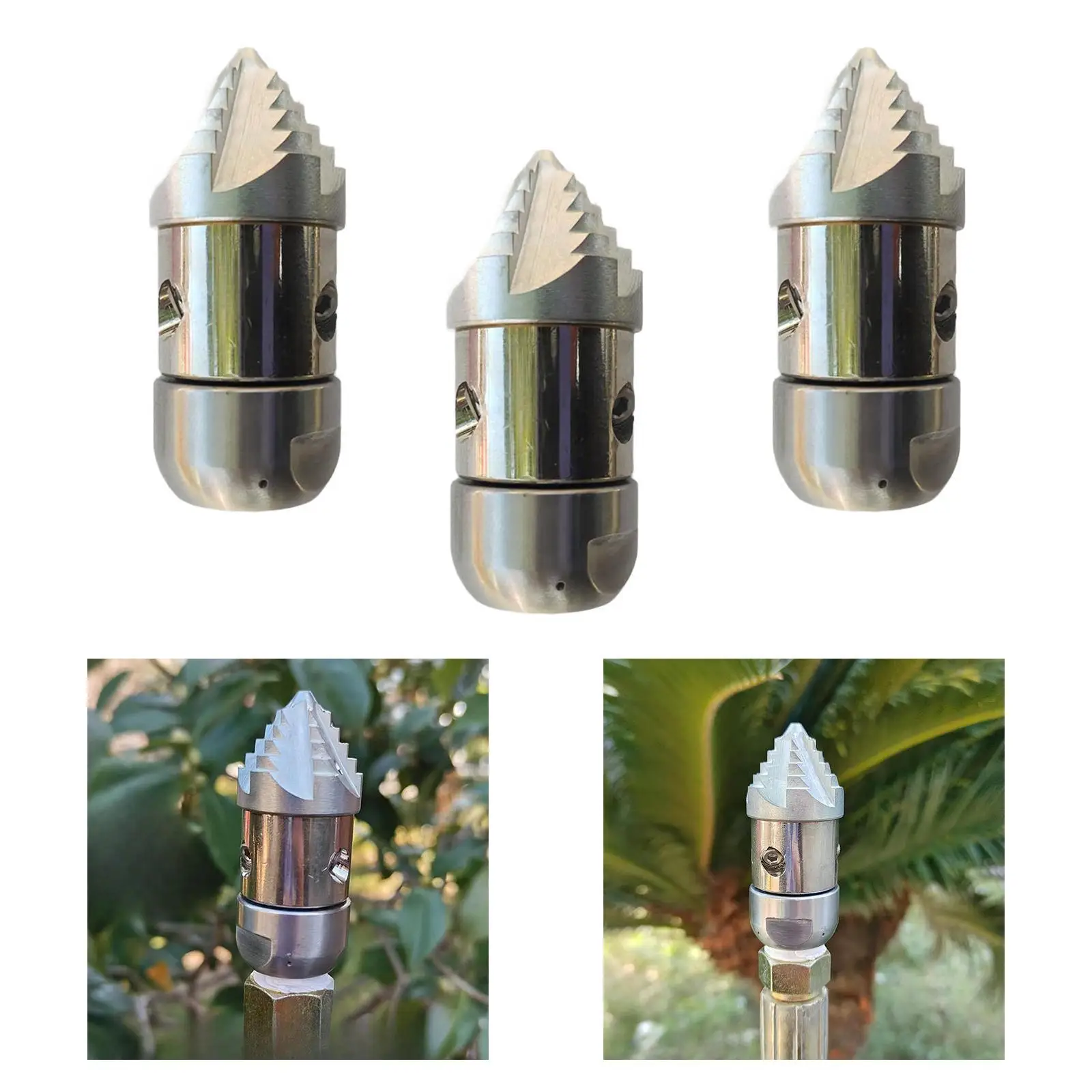 

3/8 NPT Sewer Jetter Nozzle Multifunction Washing Drain Pipe Cleaning Nozzle