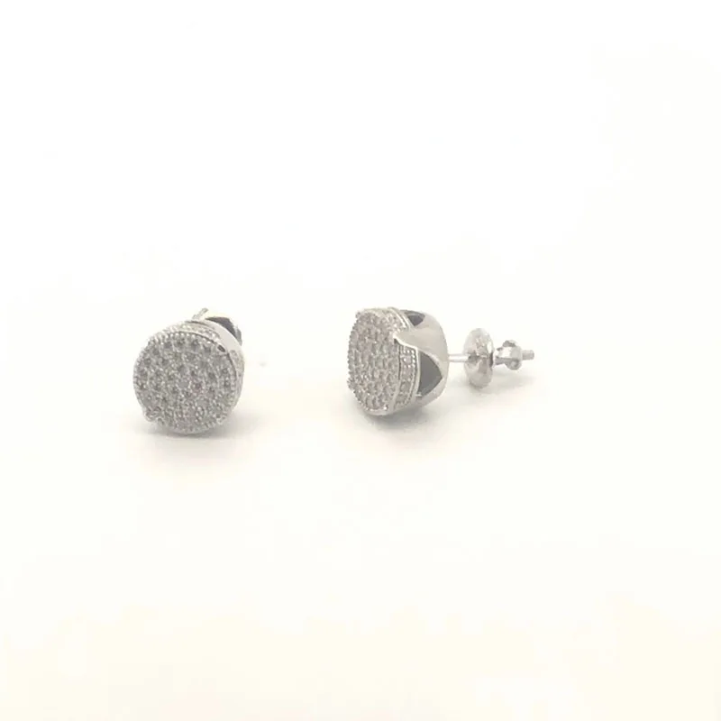 

luxury jewelry 925 sterling silver earrings VVS moissanite earrings for women