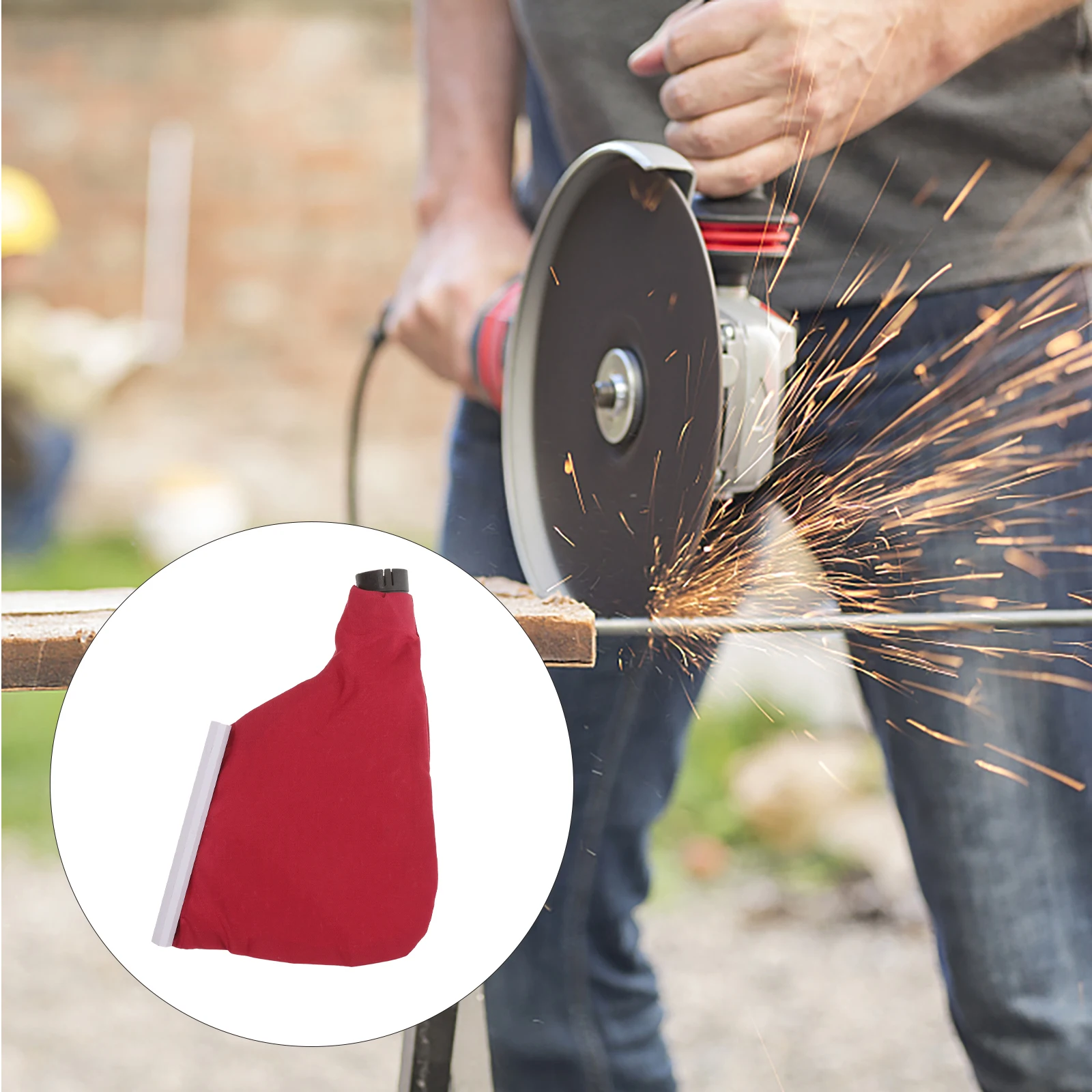 

Belt Sander Dust Bag 4 Inch Woodworking Collection System Heavy Duty Cloth Reusable Dust Collectors Fittings Vacuum Tool Bags