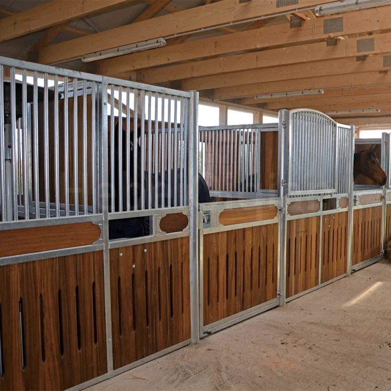 Portable Outdoor Horse Stables Temporary Stables V Shape Horse Stables For Horses Barns Stall Box