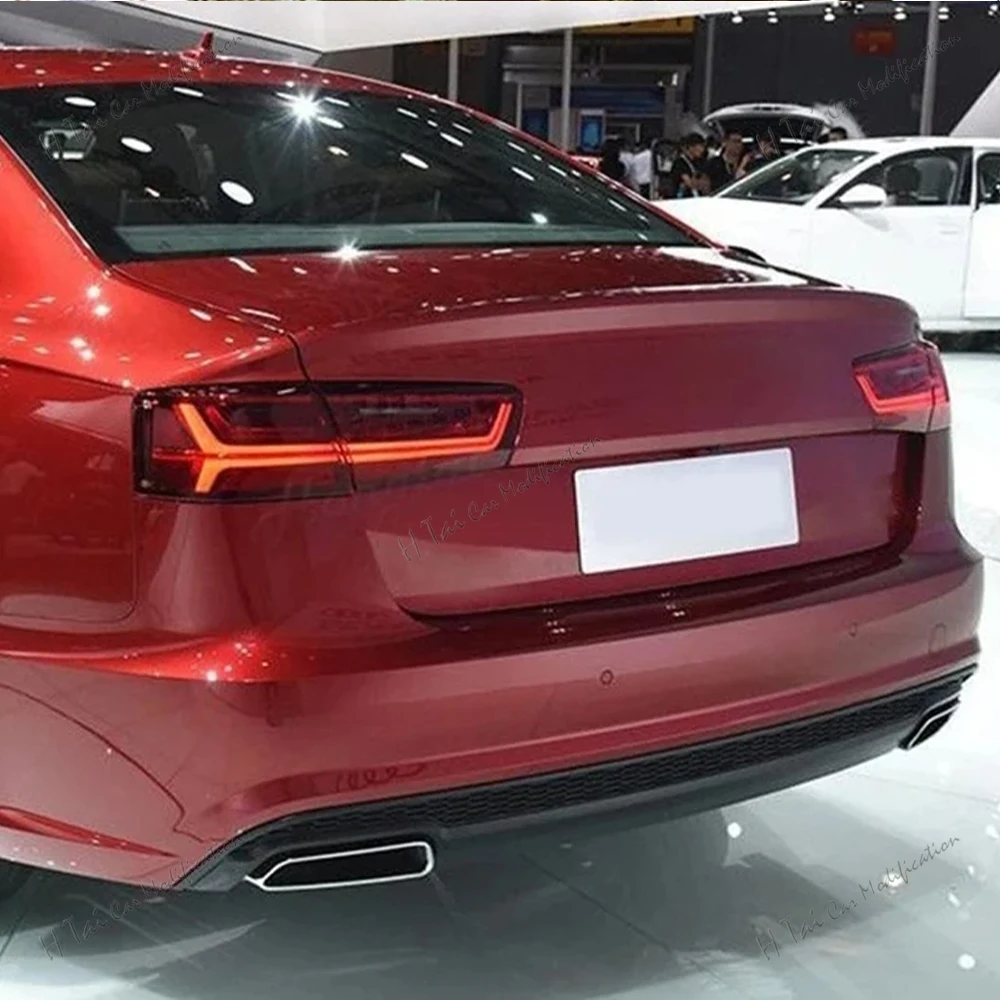 LED Tail Lights For Audi A6 A6L C7 2012 2013 2014 2015 Rear Lamps Taillights Rear Brake Light Turn Signal Car Light Assemblies view 5