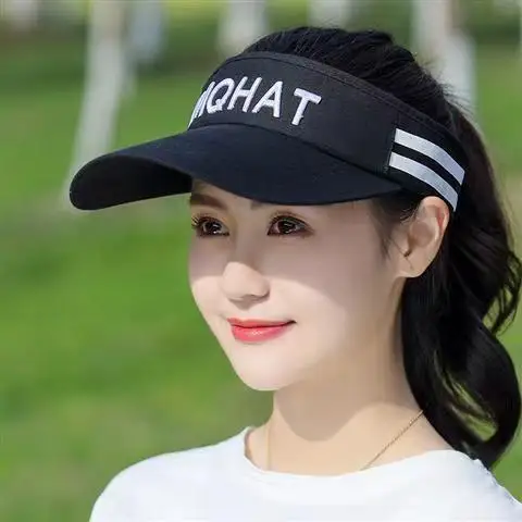 Корейская версия, летняя солнцезащитная шляпа, пустая кепка, женская солнцезащитная шляпа, интернет-знаменитости, бейсбольная шляпа без крыши, женская