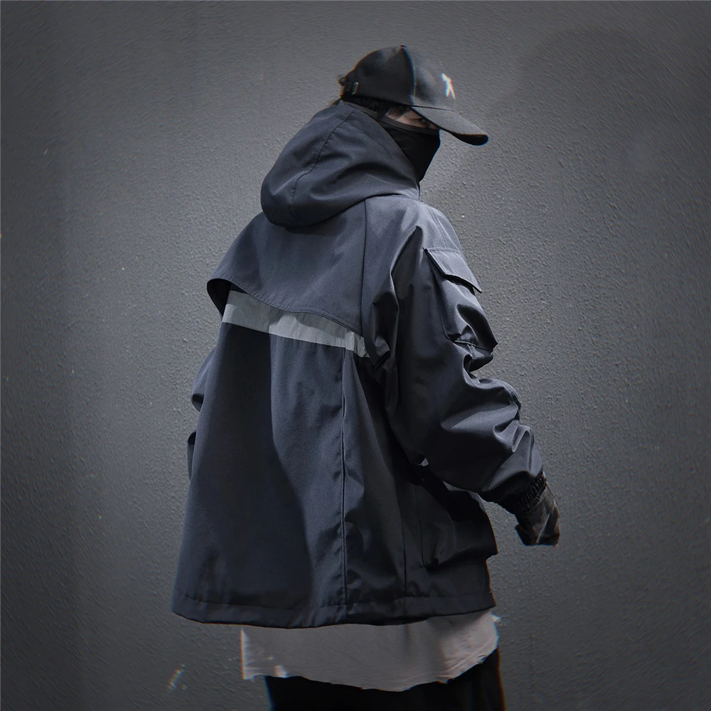 11 BYBB'S DARK 2025 السترات التكتيكية مقنعين سترة واقية رجالي البضائع وظيفة سترة معاطف الموضة أبلى Techwear الشارع الشهير ﻿