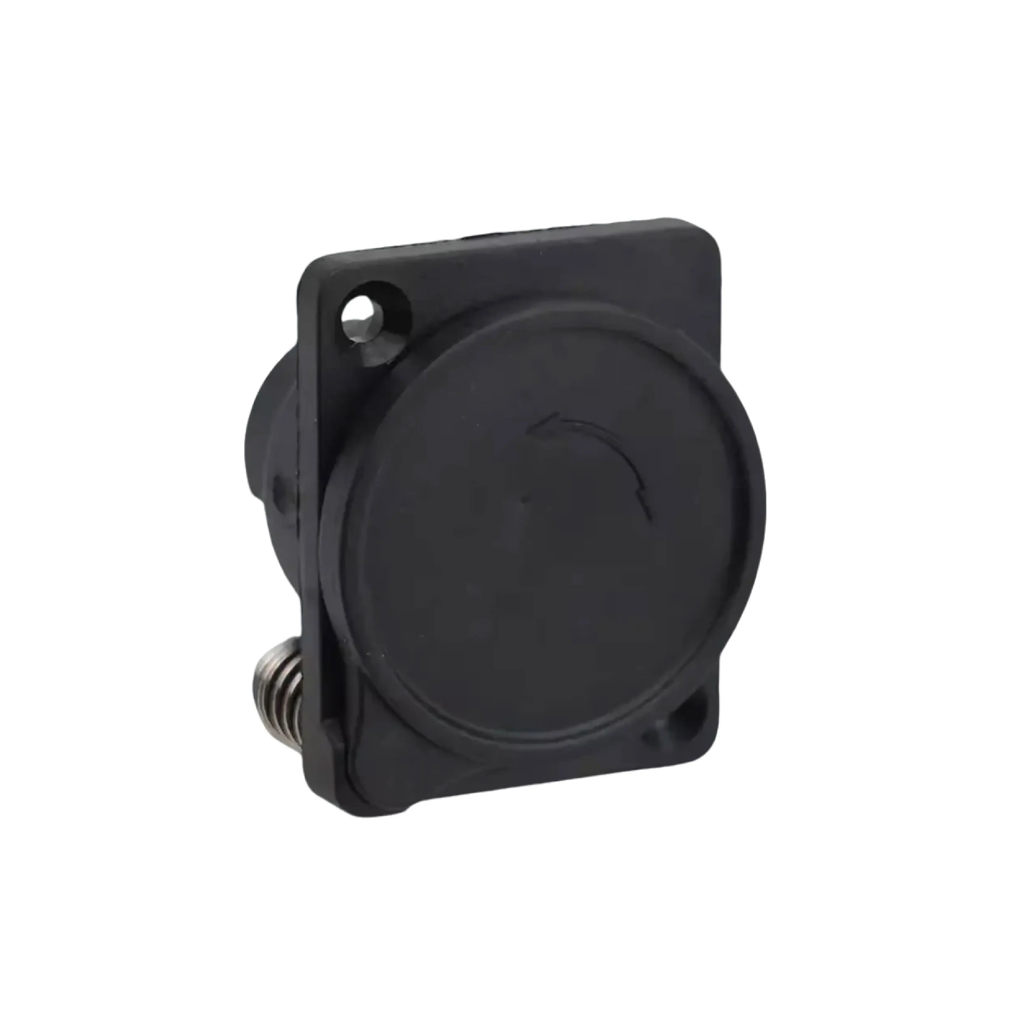 XLR Female Panel Mount Socket with Dust Cover 3 Pin Nickel Plated Audio Connector for Microphone Mixer - view 4
