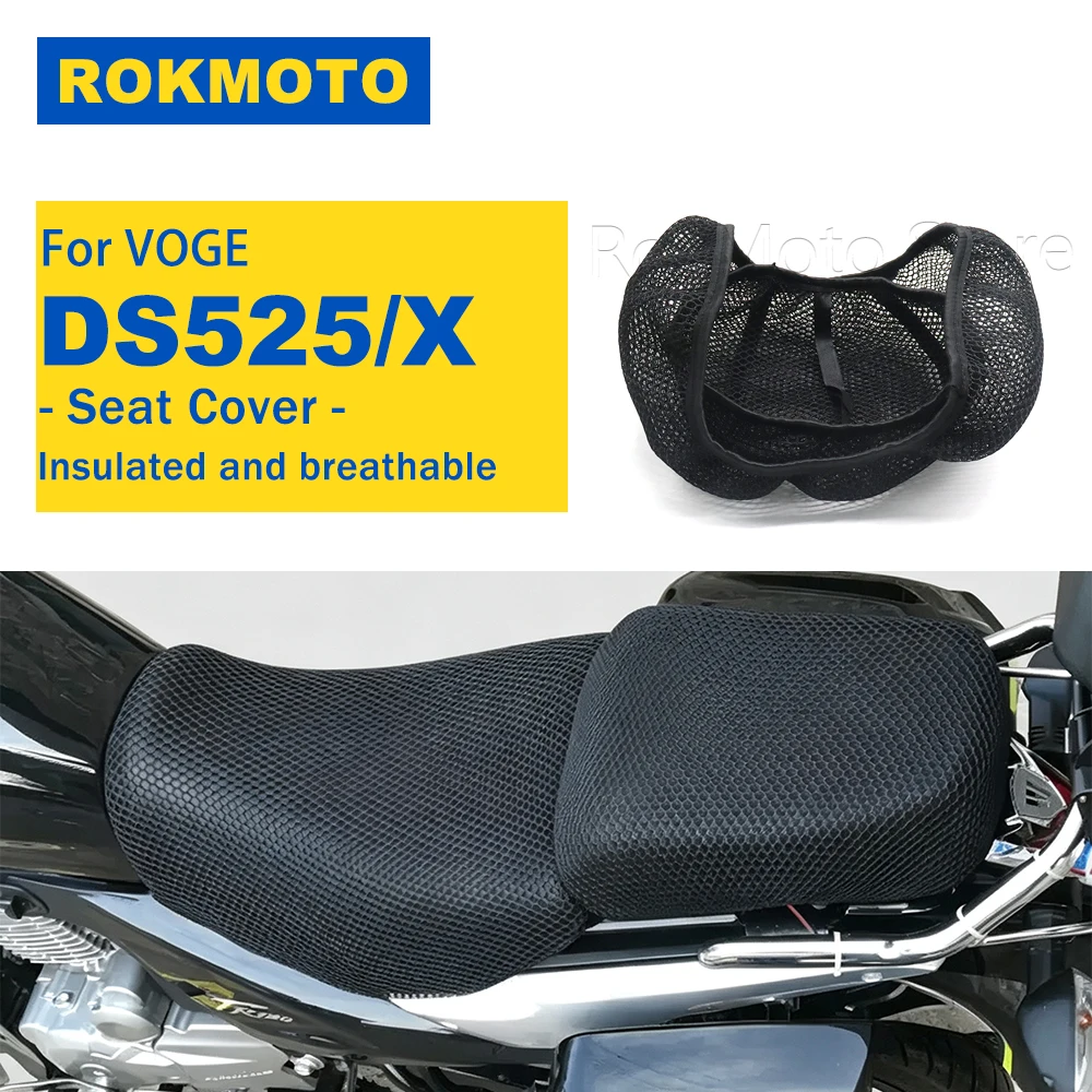 For VOGE DS525 DS525X DSX500 Motorcycle Accessories Protecting Cushion Seat Cover Breathable Comfortable 3D Mesh Seat Cover