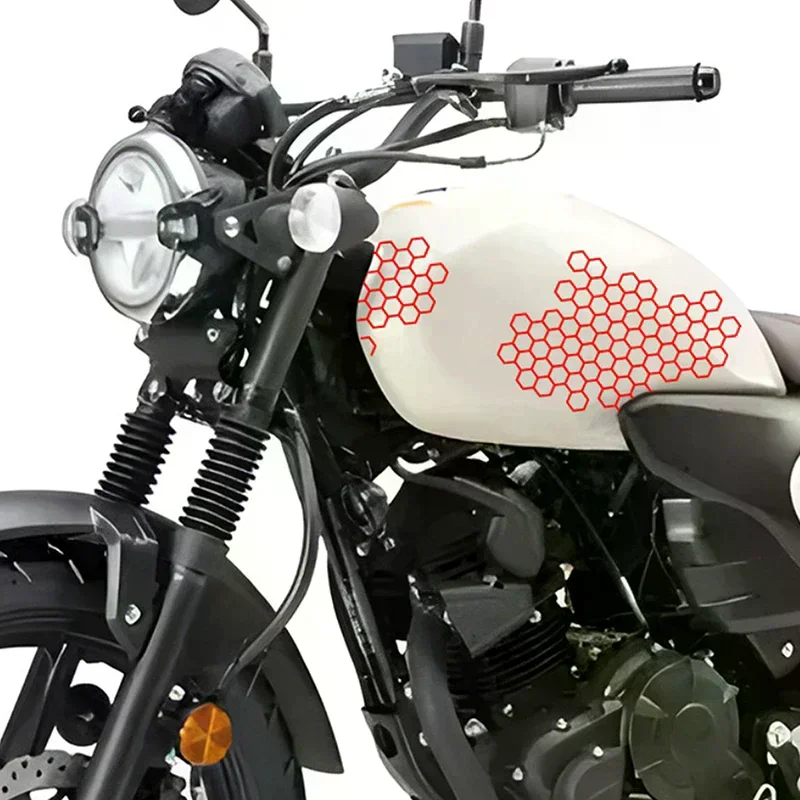 

Motorcycle Sticker Honeycomb Helmet Decals Stickers Car Refit Creative Body Decoration Decals Waterproof Bumper Sticker