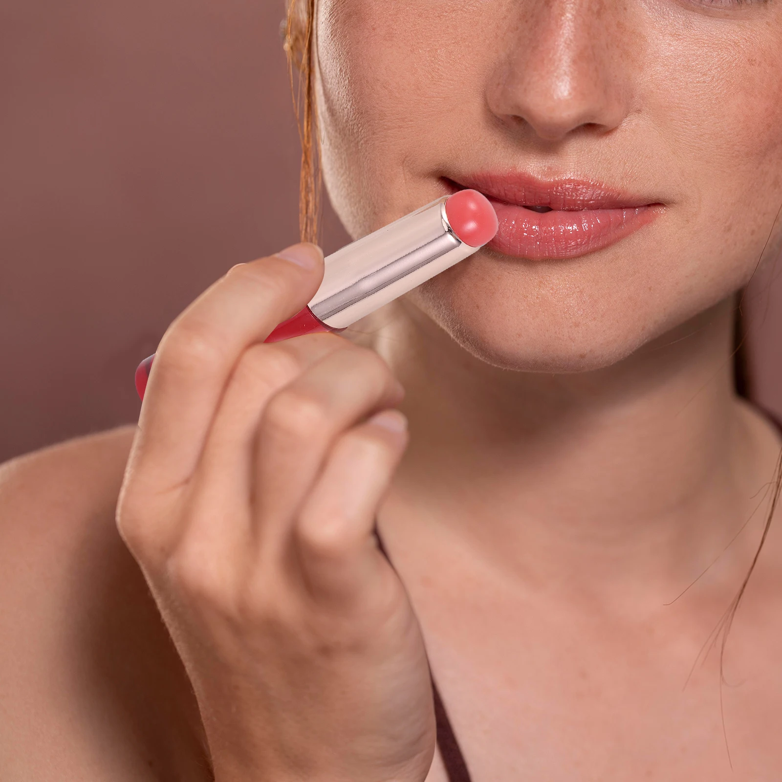Pennello per labbra in silicone da 3 pezzi per bacchette applicatore per rossetto da donna Strumenti per trucco portatili Accessori cosmetici pratici