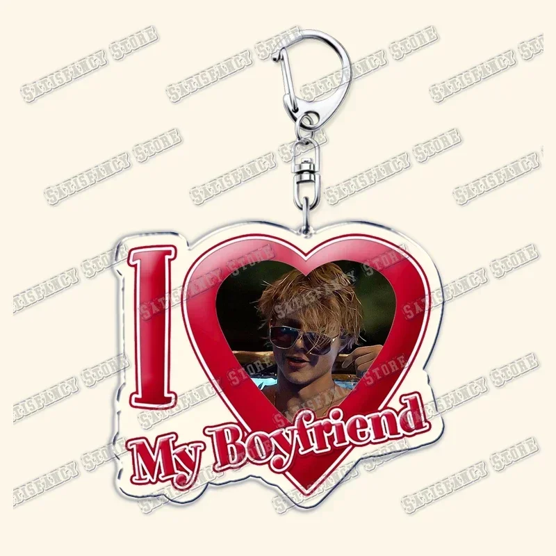 Hot TV Show I Love My Boyfriend John B JJ Pope Keychains for Accessories Bag Key Keyrings Pogue Life Jewelry Friends Fans Gifts