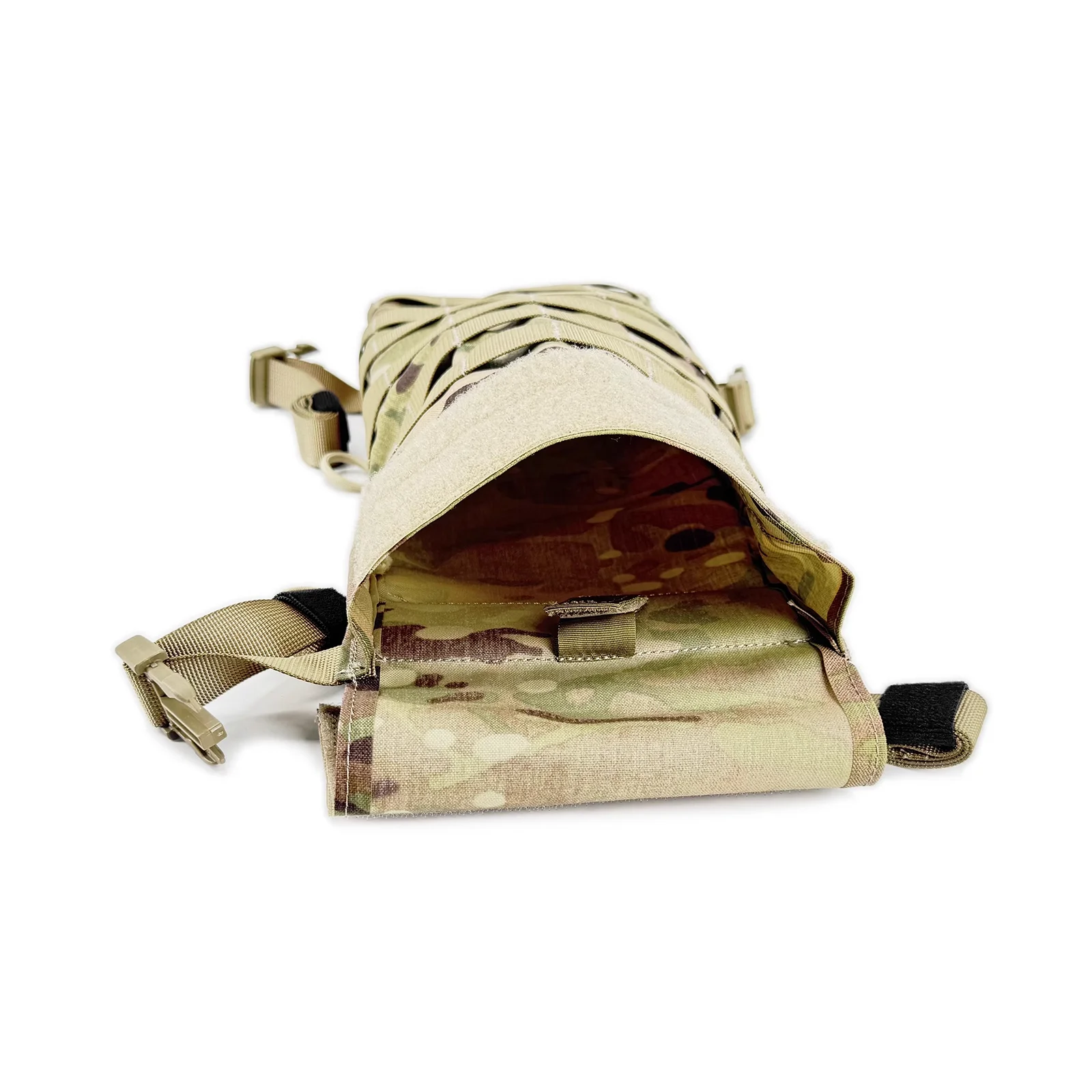 مقاوم للماء الصيد التكتيكي الصدر معلقة 4-ميناء كيس ماء خاص ثابت سعة 2.5L
