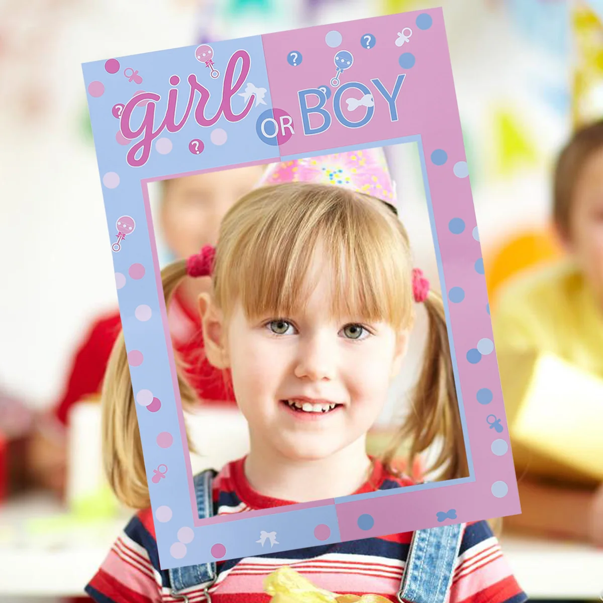 

Charming Kids Party Picture Frame Handheld Photo Prop Ideal For Summer Beach Celebration