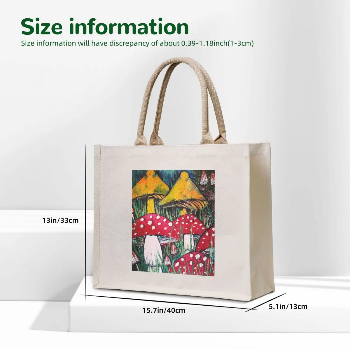 Mushroom mad Tote Bag sac pour femme custom bags reusable grocery bags Candy bags