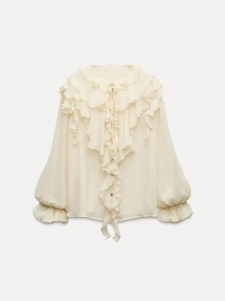 Sweet Knot Layered Dekoration irt Neuankömmling Damen Faion Frühling Herbst Long Sve Pendeln Sle 00 % andere...