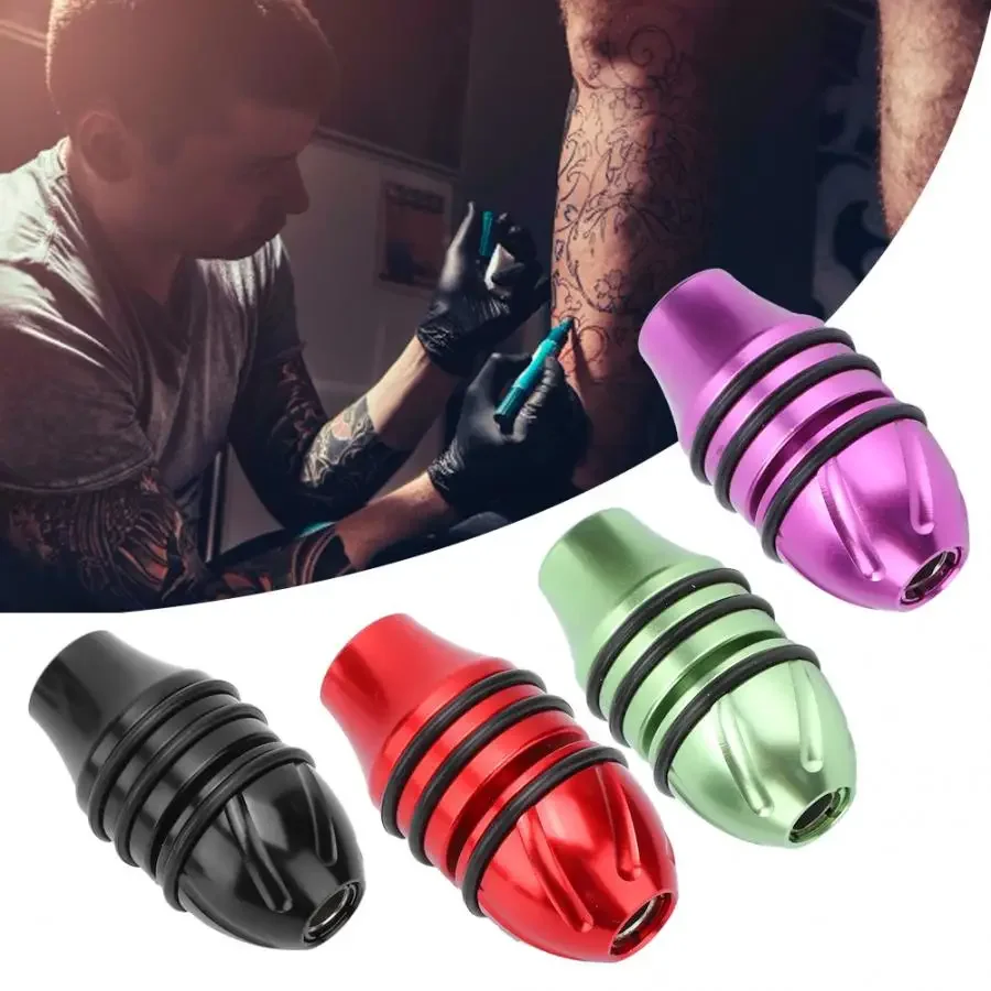 Professionele Anti-Slip Tattoo Grip Aluminium Zelfsluitende Handgreep Tattoo Geïntegreerde Naald Grip Tattoo Levert Make-Up