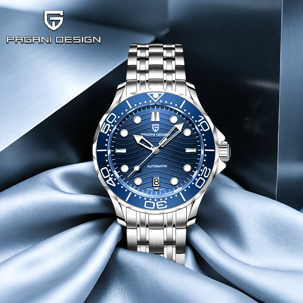 Pagani Design Men's Watches Casual Light Luxury Men's Mechanical Watches Automatic Watch Fashion Sapphire 20BAR Watches for Men