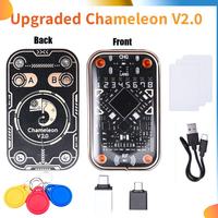 B48A Chameleon Ultra V2.0 RFID Smart Chip Reader Emulator 125Khz 13.56Mhz Card Decode NFC Duplicator+3Xuid Keychain/CUID Card