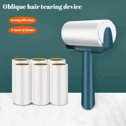 1pc 가정용 청소 도구 애완 동물 헤어 리무버 의류 청소 브러시 ​​새로운 Tearable 롤 종이 끈적 롤러 브러시 플러시 면도기