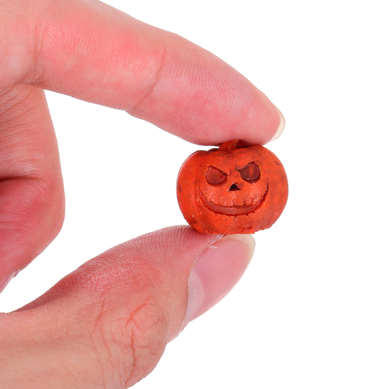 

20 Pcs Halloween Pumpkin Statue Tiny Pumpkins Fake Small Artificial Mini Decorations for Crafts Dollhouse