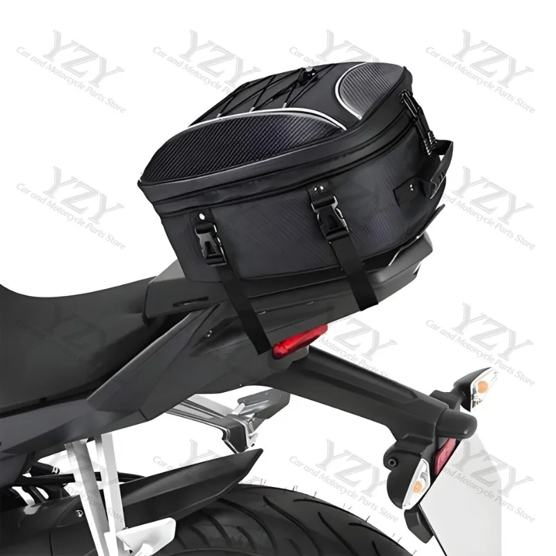 Motorcycle rear seat bag, fuel tank bag, knight racing portable seat trunk, cycling locomotive, motorcycle travel tail bag
