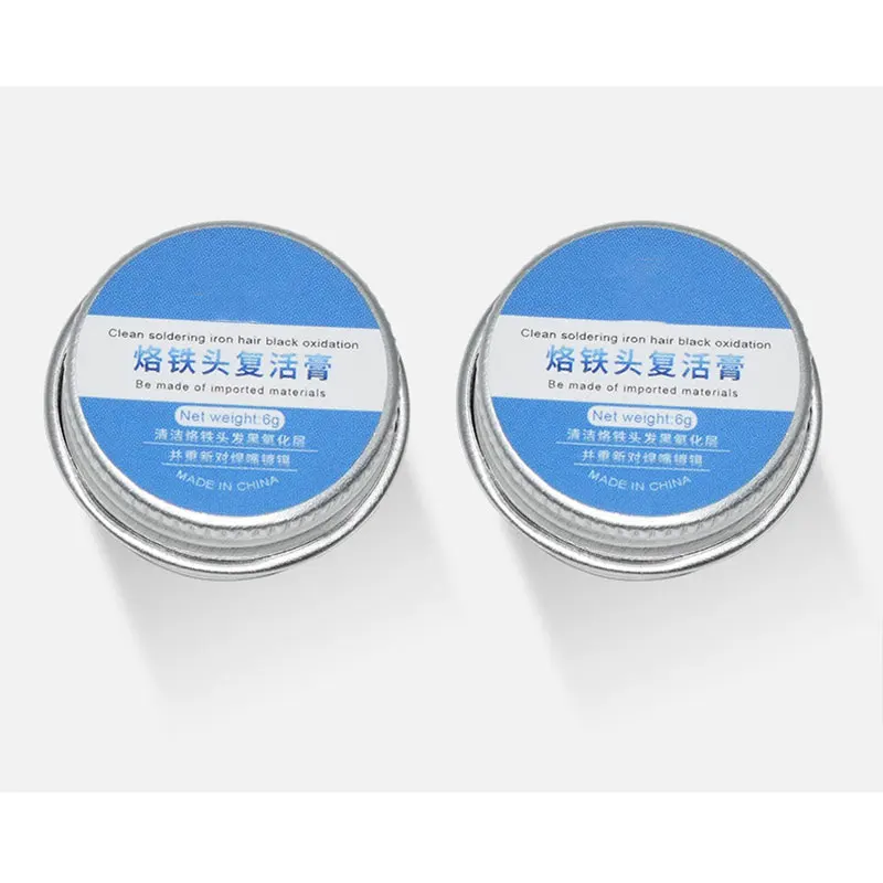 Electric soldering iron head revival cream cleaning soldering iron head oxide layer removal soldering tip blackening without tin