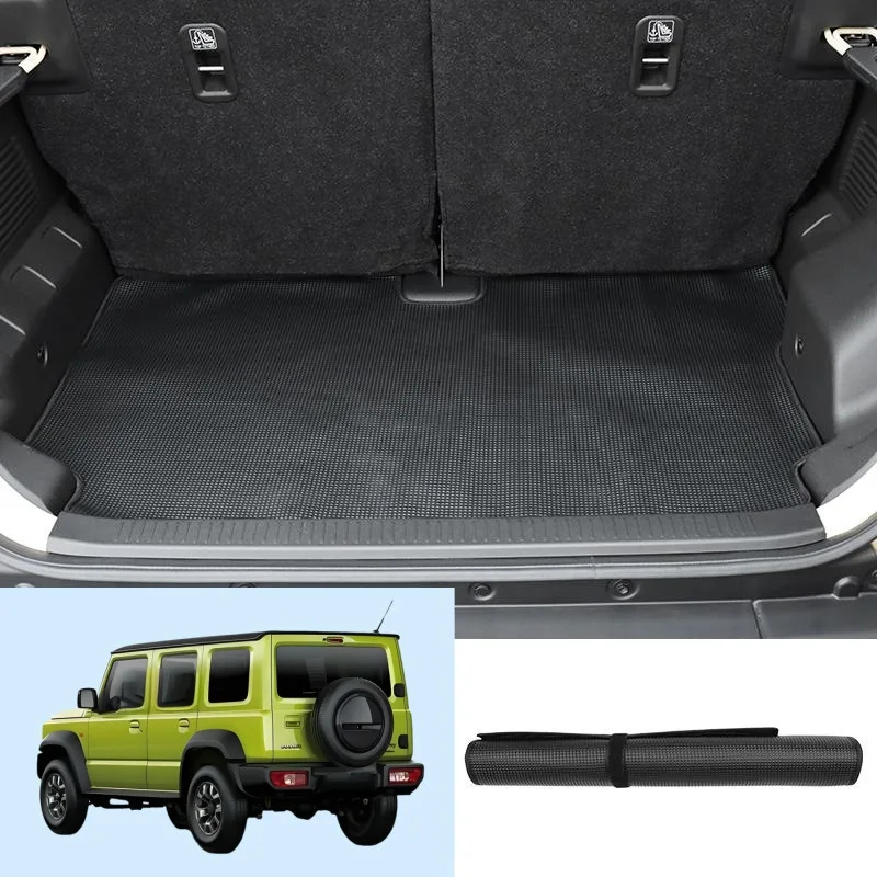 

For Suzuki Jimny Suzuki Jimny Special Car Trunk Pad, Waterproof and Non-slip White Edge Black Edge