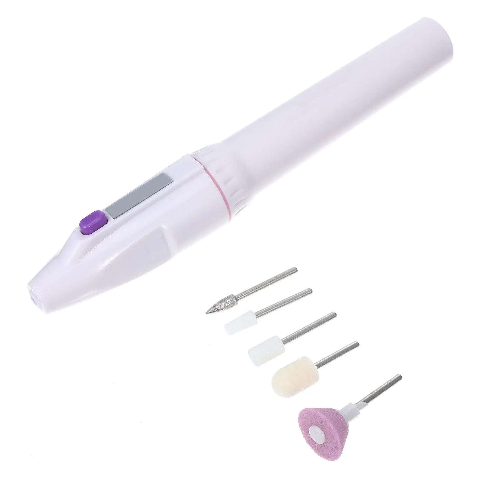 

Профессиональная электрическая дрель для ногтей, портативный маникюрно-педикюрный инструмент, 5 насадок для обрезки, электрическая пилка для ногтей для домашнего использования