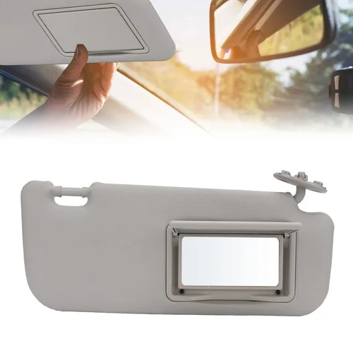 Imagen 2 del producto 1 visera delantera derecha del coche 7431002G40B0 visera gris del lado del pasajero parasol accesorios interiores del coche