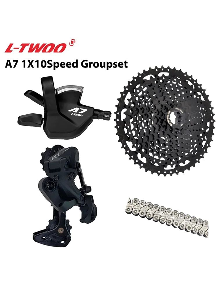 AliExpress LTWOO A7 1X10S Groupset 10 Speed Shift Lever Derailleur SUNSHINE Cassette 36T 42T 46T 50T VXM Chain for MTB Mountain Bike Parts