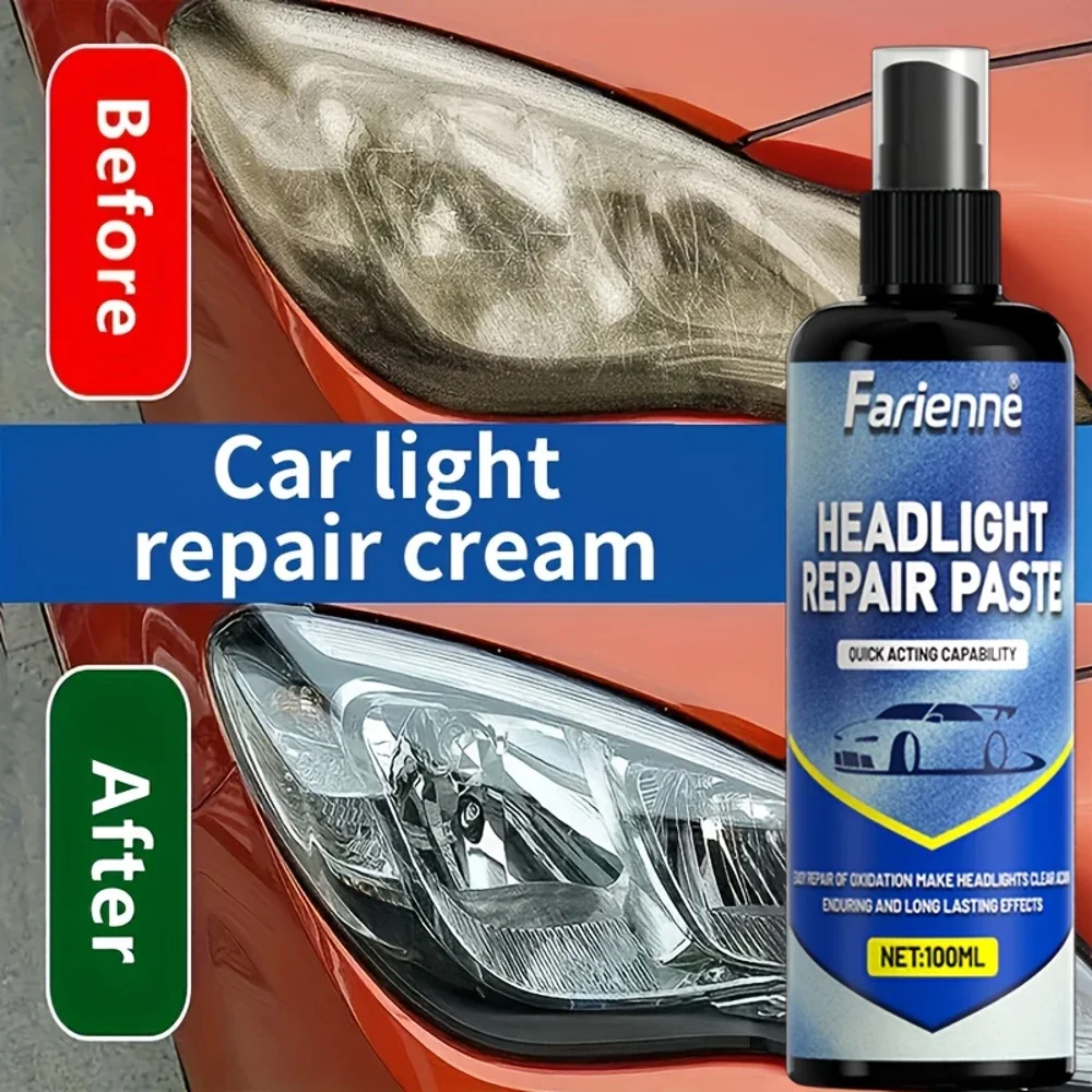

Универсальный комплект для восстановления автомобильных фар Farienne — легко наносится для удаления окисления и пожелтения, восстановления четкости и блеска
