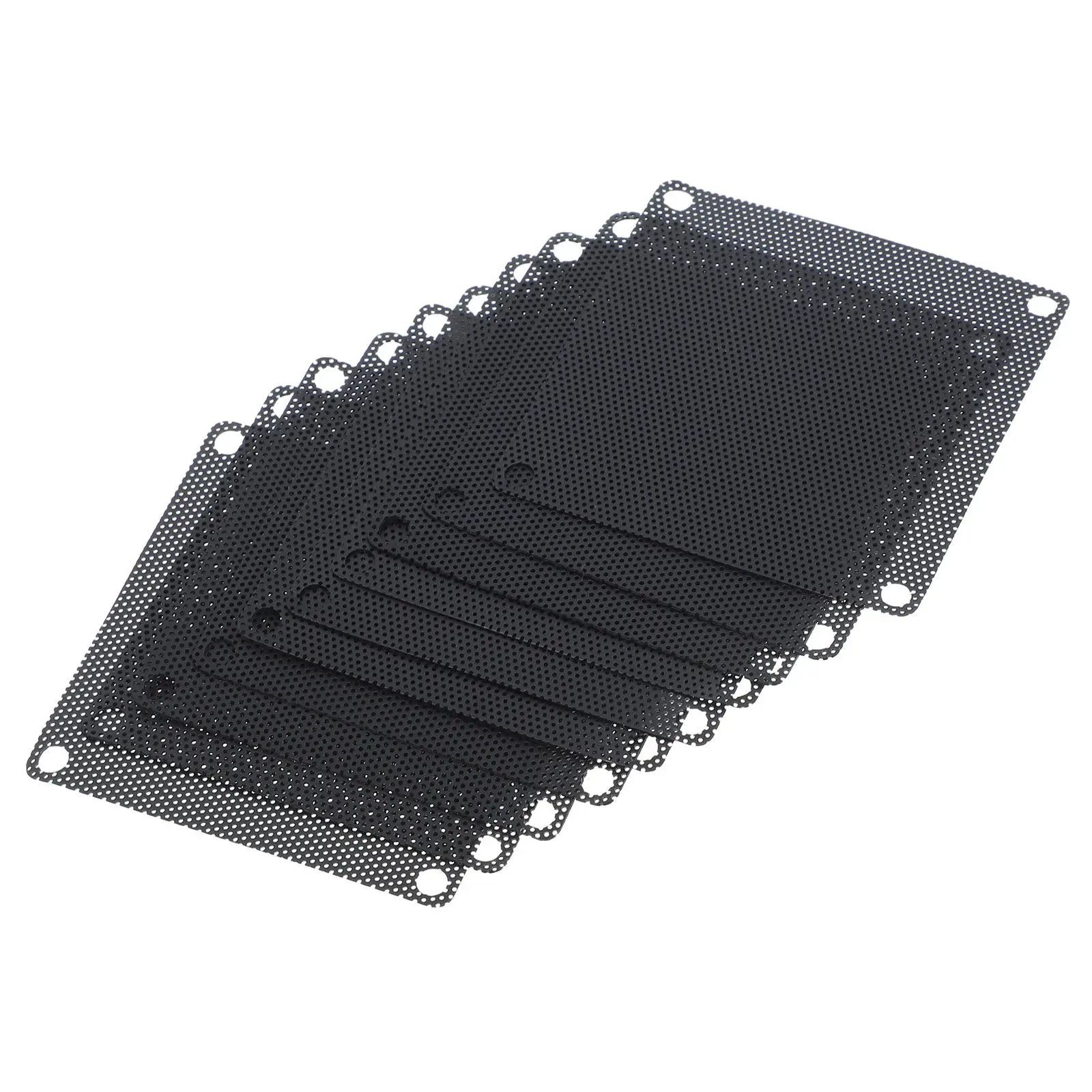 

10Pcs Computer Fan Filter Pc Mesh Filter Cover for Case Fan Hardware Speaker Grilles Electronics Dust Prevention Efficient