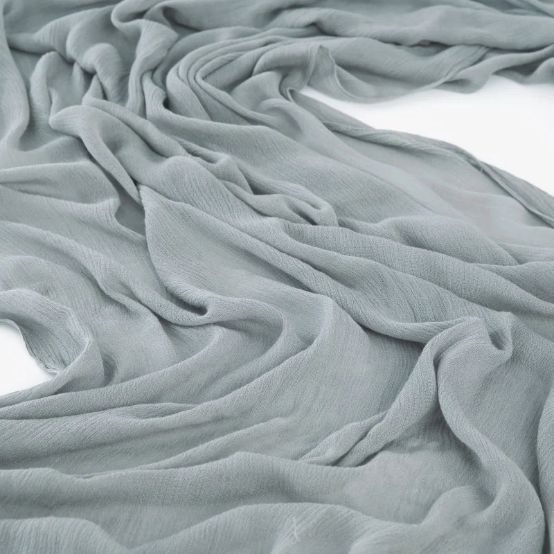 95-Farben-Schal aus weicher Baumwoll-Viskose, Rayon-Material, muslimischer Hijab, nahöstlich, einfarbig, Kopftuch mit Quaste – Detail 20