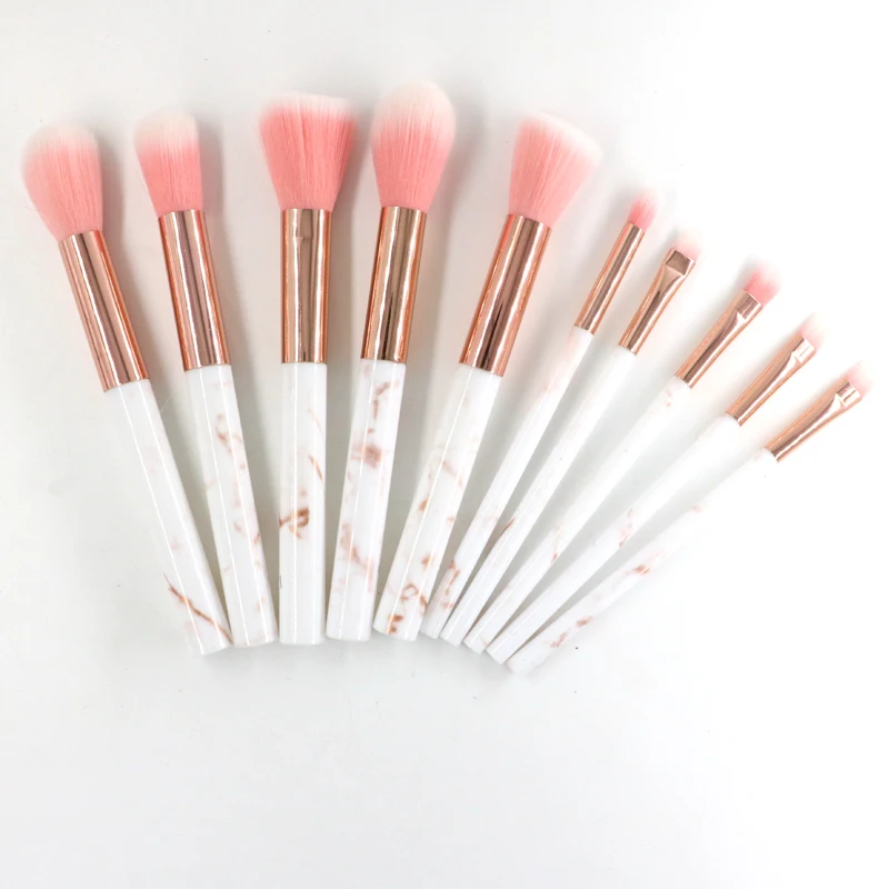 10pcs Makeup Brushes Tool Set Cosmetic Powder Eye Shadow Foundation Blush Blending Beauty Make Up Brush Maquiagem