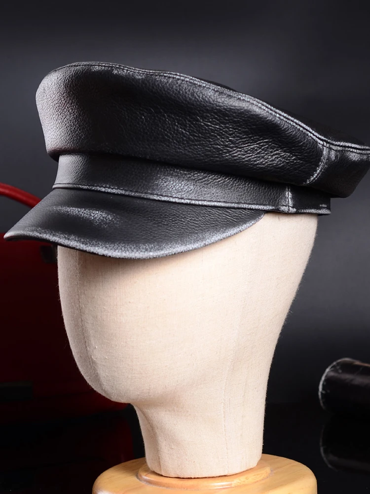 leather-beret-hat-flat-top-casual-sle-for-men-and-women-trendy-faionable-newsboy-cap-couple-matching-street-sle-winter