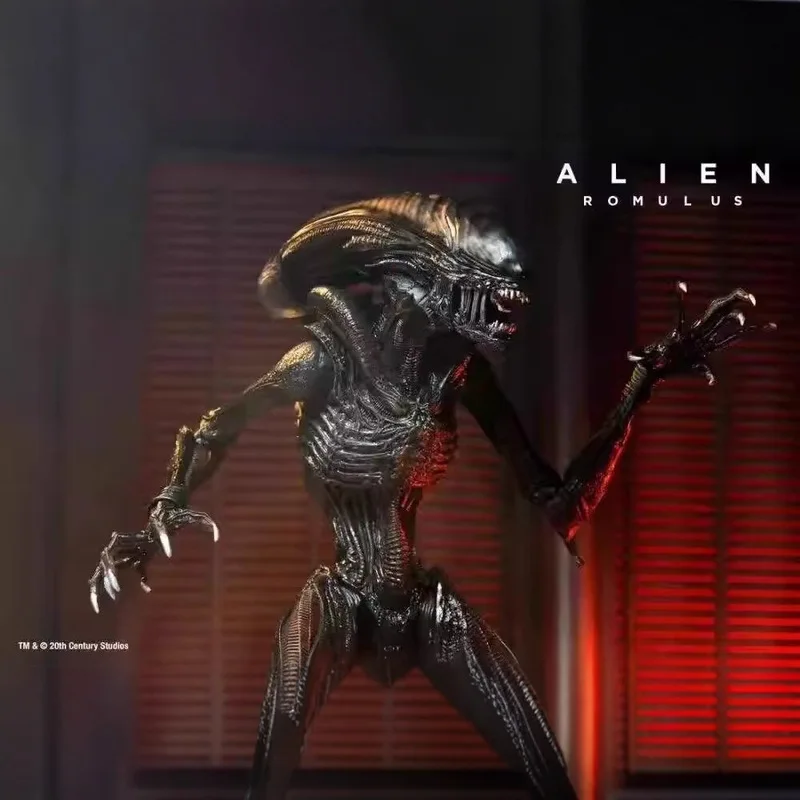 Новинка 2023 года, 28 см, NECA, смертельный корабль, Alien Romulus, мобильная Коллекционная модель ручной работы, декоративные украшения, игрушка в подарок для фанатов