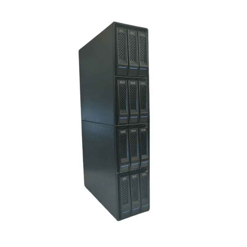 External 12-Disk Storage Enclosure 3D Printed/Metal Case with 12G Backplane Cascade Multiple Units for Hundreds of Drives - view 6