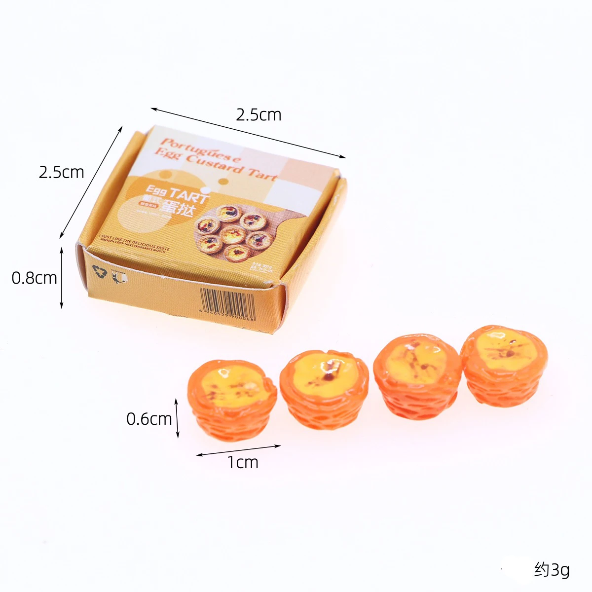 Dollhouse Mini Simulation  Egg Tart Pizza Small Cloth Doll Miniature Food Play Model Fast Food Restaurant Scene Decor accessorys