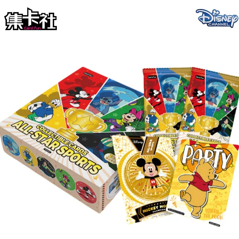 

Card.Fun Официальная подлинная карта Disney с множеством звезд, спортивная встреча, коллекционные игровые карты, анимационная периферийная игрушка с героями мультфильмов, подарок