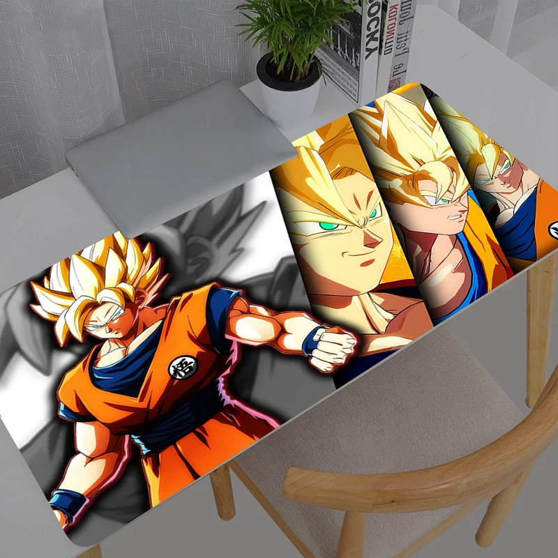 Grand tapis de souris Dragon Ball anime, nouveau tapis de souris XXL pour clavier et bureau, tapis de souris en caoutchouc pour ordinateur portable