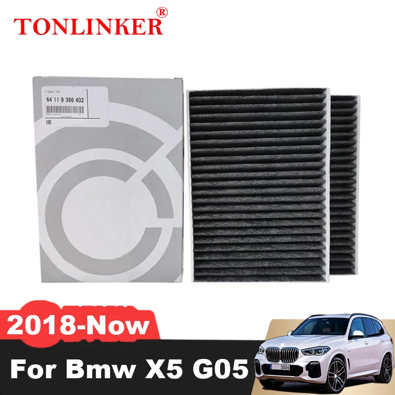 TONLINKER فلتر الهواء بالكابينة 64119366402 ل Bmw X5 G05 xDrive من 25d 30d 40d M50d 40i M50i X5M 2018 2019 2020 2021 2022 السيارات والاكسسوارات #1