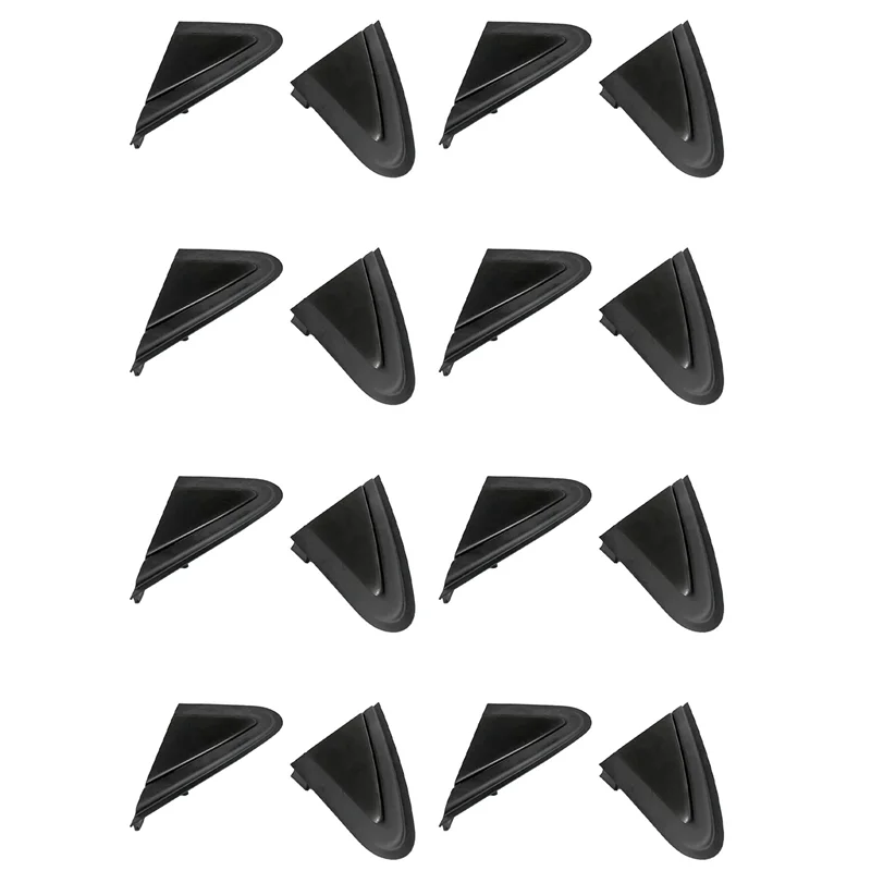 

16X Exterior Wing Triangle Cover Rearview Mirror Trim For Polo 4 9N Cross Sedan Vento 2007 2009 2010 6Q0853273A