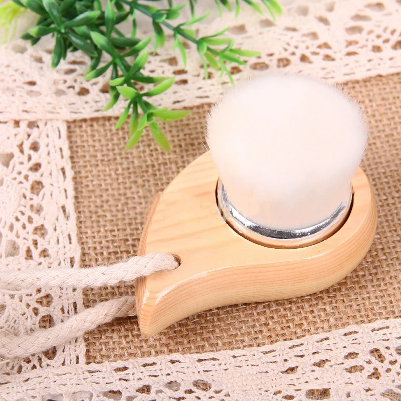 Soft Hair Face Wash Brushes Bamboo Charcoal Facial Cleansing Brush Massage Pore Cleanser Face Beauty Skin Care Cleaning Tools