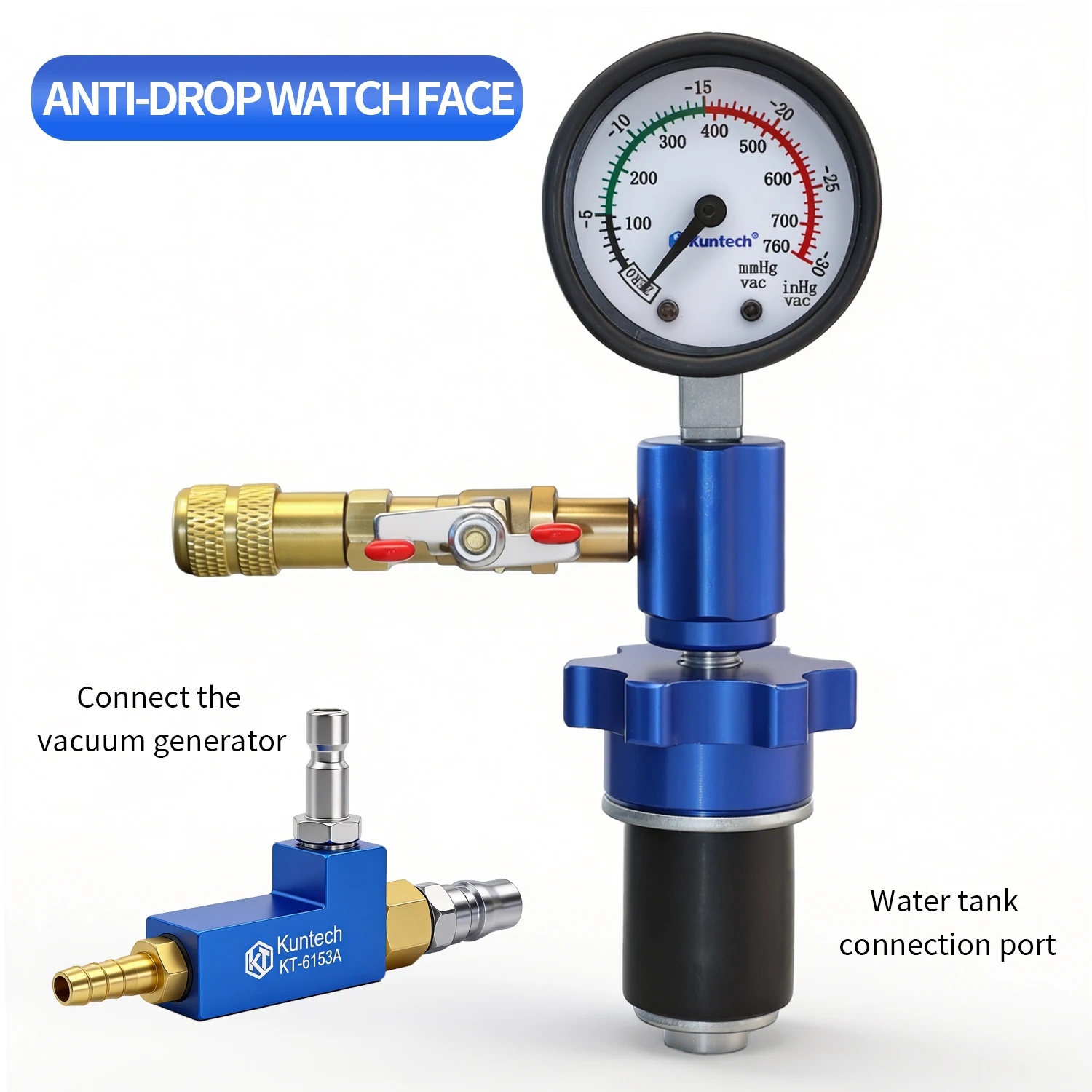 Coolant Vacuum Filling Kit for European and American Vehicles Coolant Drain and Fill Equipment
