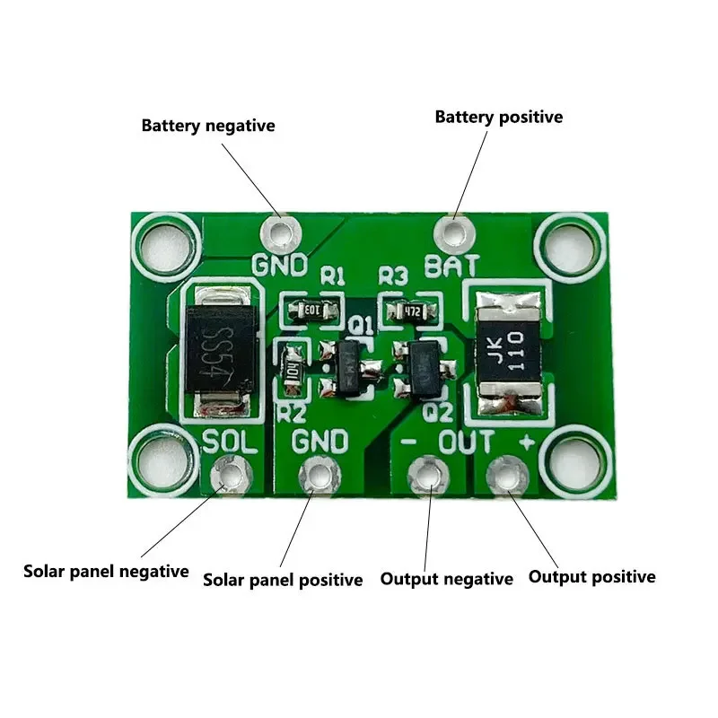 Solar Panel Controller 3.2V 3.7V 6V 12V 1A Light Control Solar Lawn Lamp Circuit Controller For arduino Board Module