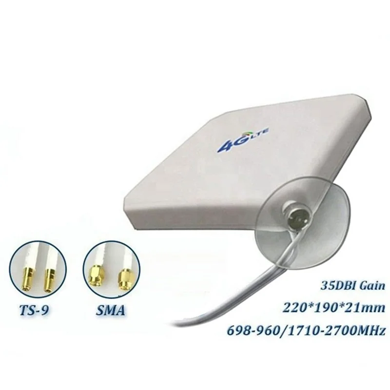 N05R Hi-Gain 3G 4G LTE Outdoor 35Dbi Directional Wide Band MIMO Wifi Antenna 2 Meters RG174 Cable Antenna For Router