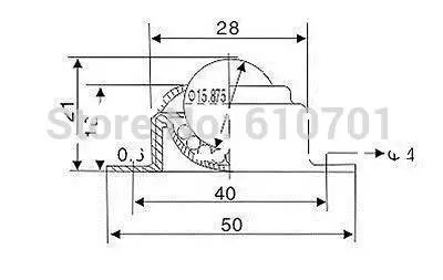 5Pcs or 10Pcs CY-15A 5/8'' 15.875mm 10kg Ball Metal Transfer Bearing Unit Conveyor Roller Wheels Flange Mount Home