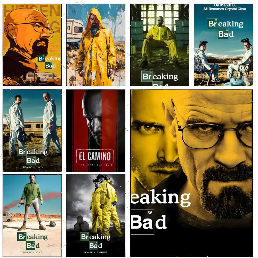 tv drama B-Breaking Bad Poster Premium Decor Art & Gift for Household Lounge Home Ornaments