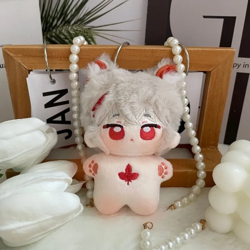 Genshin Impact Xiao Kaedehara Kazuha Tartaglia – poupée en coton, 10CM, figurines de dessin animé mignonnes, jouets en peluche, cadeau d'anniversaire pour étudiant