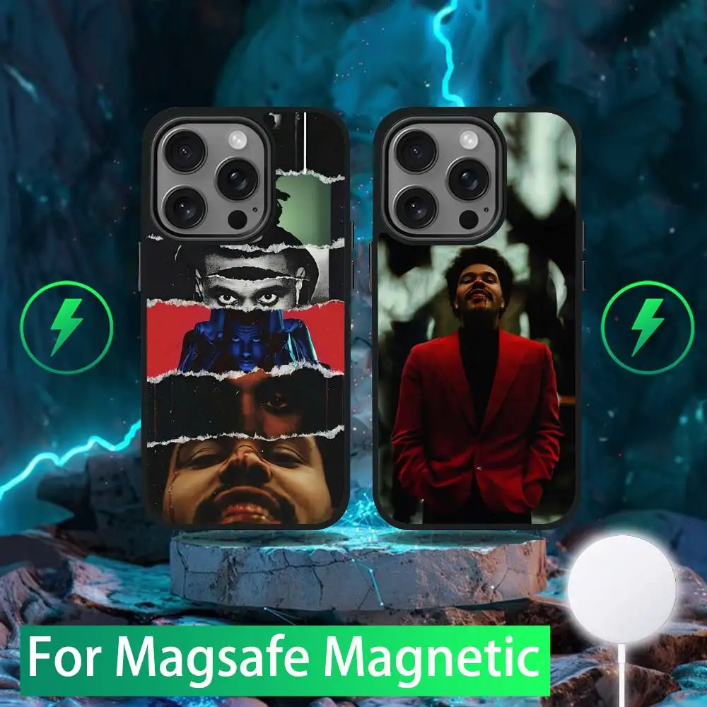 

Singer The W-Weeknd Phone Case For iPhone 16,15,14,13,12,11,Pro,Max,Plus,Mini,SE New Magsafe Magnetic Wireless Charging