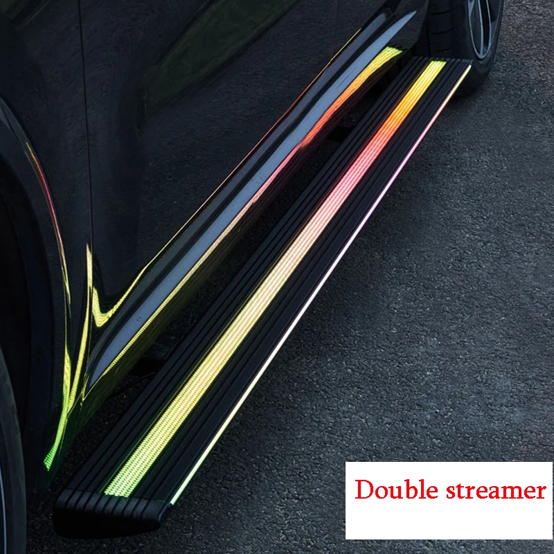 Hot Selling Auto Aluminum Alloy Car Side Step Running Boards with LED Lights for Santafe 2013+